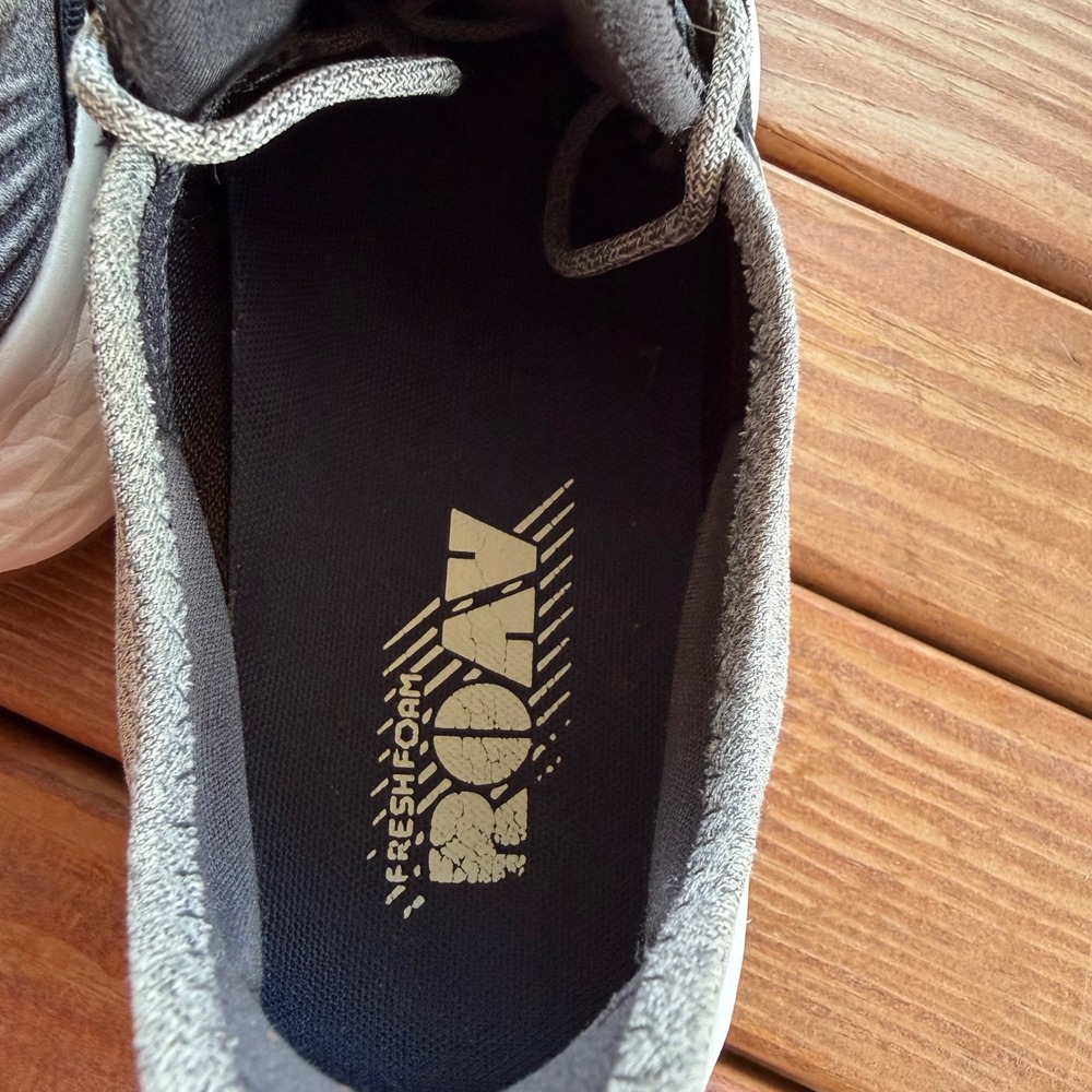New Balance Fresh Foam Roav Mens Running Shoes Black White Gum MROAVTK Size 10.5 - Picture 11 of 13